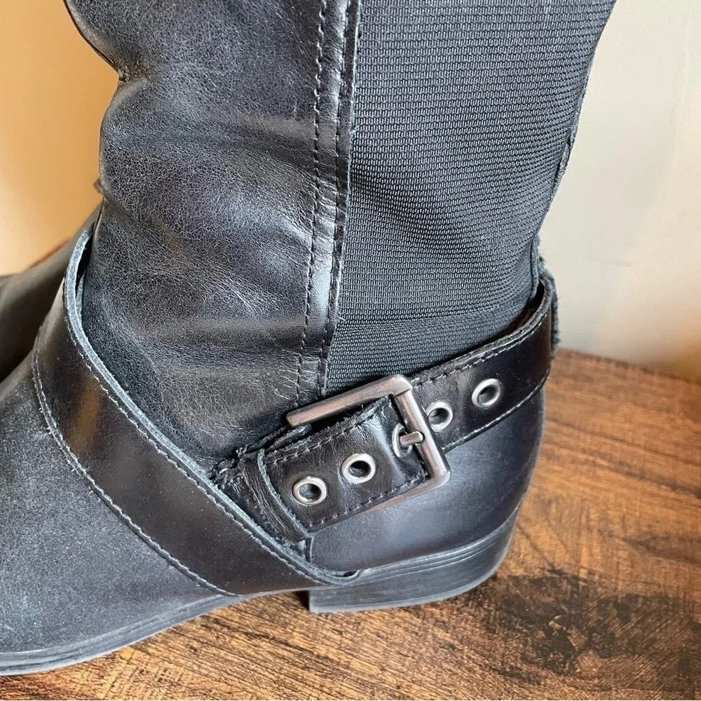Liz Claiborne black riding boots Leather 6.5